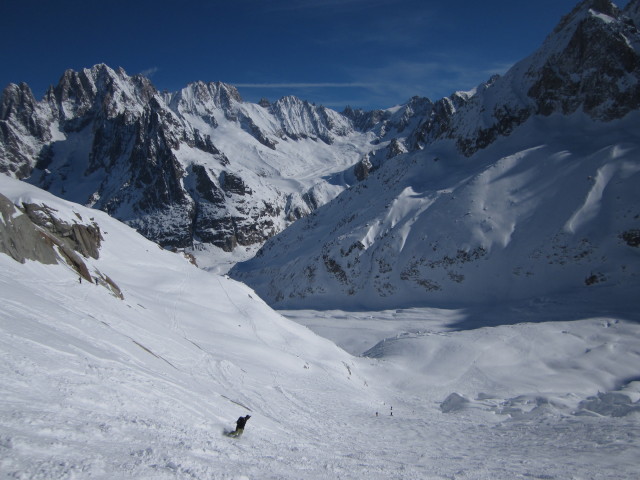 Markus in den Séracs du Géant