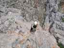 Romana am Blutspur-Klettersteig
