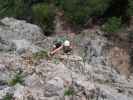Romana am Blutspur-Klettersteig