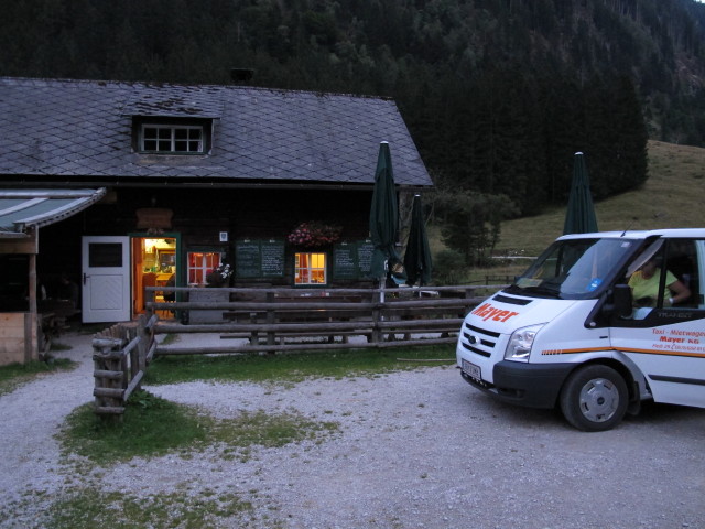 Breitlahnhütte, 1.070 m (6. Sept.)
