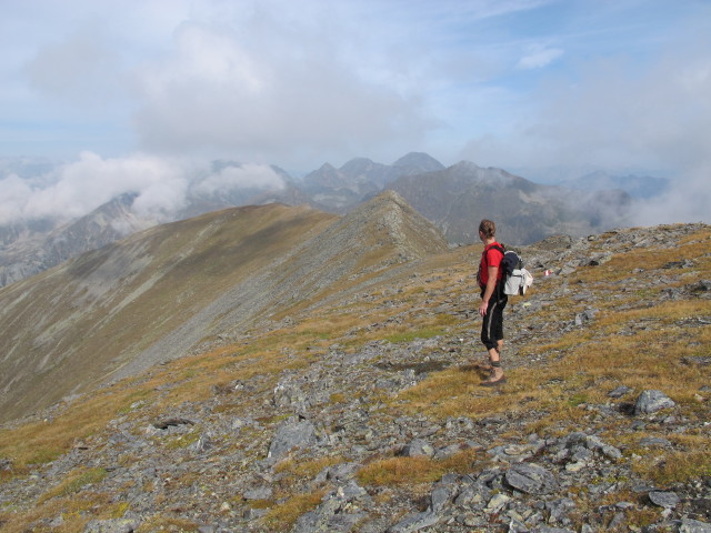 Jörg zwischen Dachleiteck und Rupprechtseck (8. Sept.)