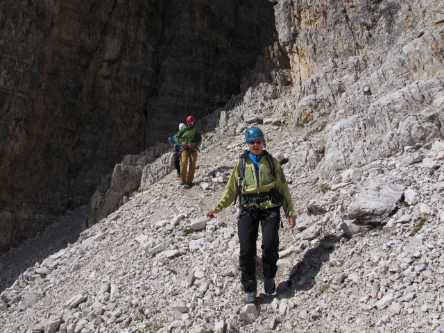 zwischen Großer Zinnenscharte und Rifugio Auronzo (21. Sept.)