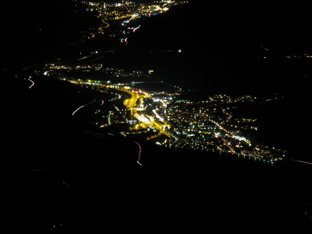 Bischofshofen von der Werfener Hütte aus (26. Okt.)