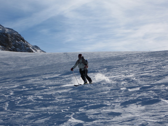 Irene am Hallstätter Gletscher (31. Dez.)