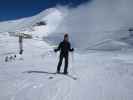Ich bei der Bergstation des Keeslifts, 2.940 m