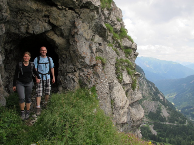 Doris und Daniel zwischen Cellonschulter und Plöckenpass