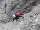 Große Kinigat-Klettersteig: Dominka und Erwin im Schwitzerwandl