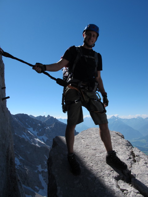Johann-Klettersteig: Christian am Götterthron (19. Juli)