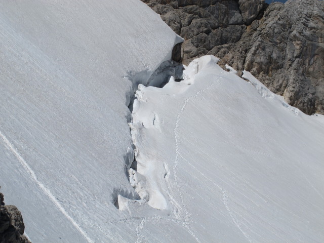 Hallstätter Gletscher vom Schulteranstieg aus (19. Juli)