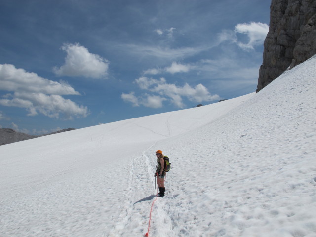 Sabrina am Hallstätter Gletscher (20. Juli)