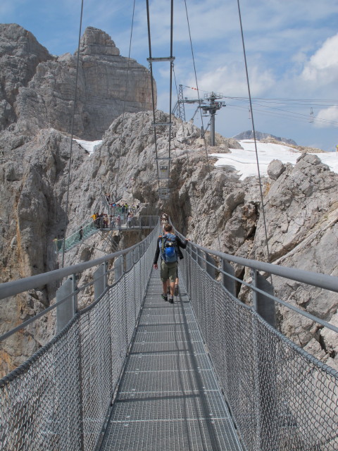 Christian auf der Hängebrücke (20. Juli)