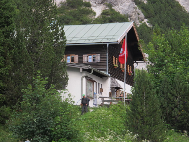 Wimbachgrieshütte, 1.326 m (1. Aug.)