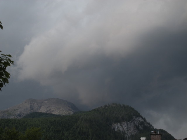 Hocheck von der Wimbachbrücke aus (2. Aug.)