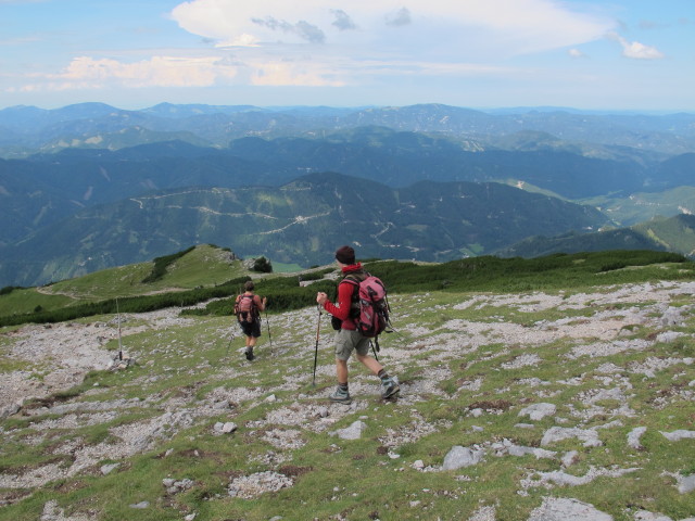 Gudrun und Christoph zwischen Fischerhütte und Fadensteig