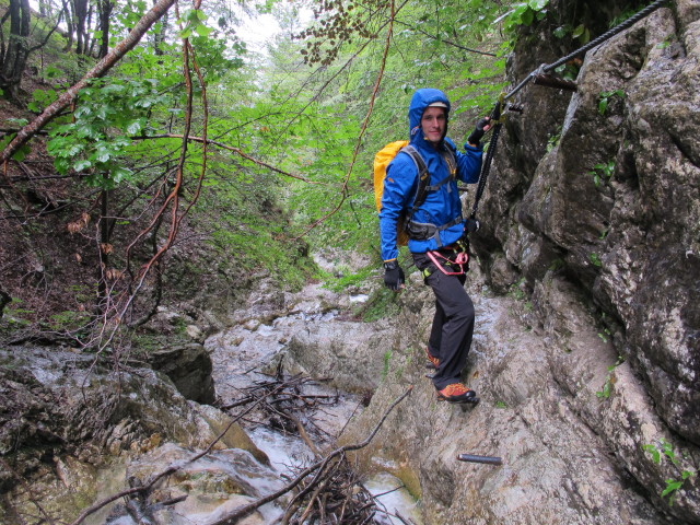 Rotschitzaklamm-Klettersteig: David
