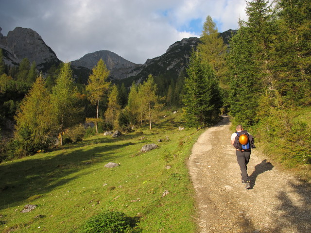 Erich auf Weg 616 beim Kalchbrünnl (3. Okt.)