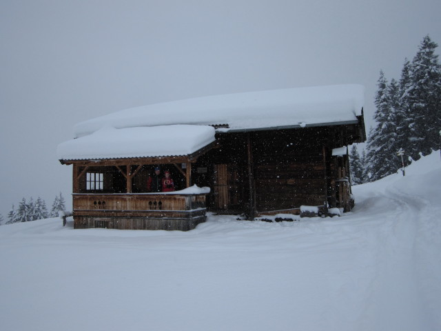 Axel und Lea auf der Oberen Prädastenalm, 1.487 m