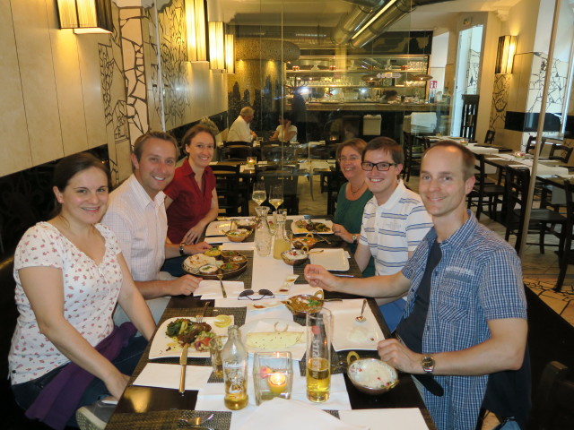 Katrin, ich, Carmen, Doris, Jakob und Florian im Tulsi