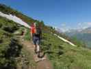 Thomas zwischen Graukogelhütte und Hüttenkogel (7. Juni)