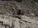 Klettersteig 'Wilder Hund': Maria im Einstieg (13. Sep.)