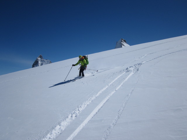 Rudolf zwischen Tete de Valpelline und Col de Valpelline (20. März)