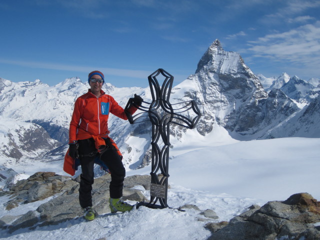 Ich auf der Tete Blanche, 3.710 m (20. März)