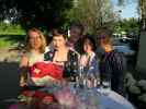 Christiane, ?, Reinhard, Irene und Doris im Freigut Thallern
