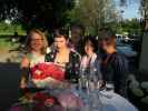 Christiane, ?, Reinhard, Irene und Doris im Freigut Thallern