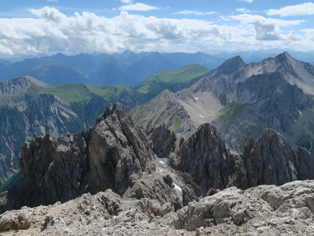 vom Hochstadel Richtung Südwesten (9. Juli)