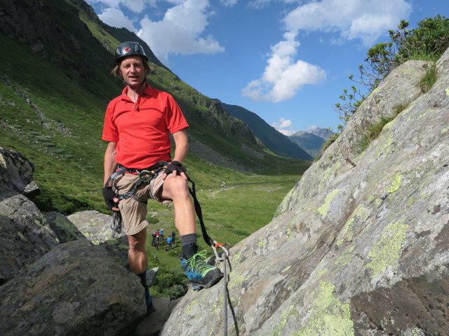 Höllenrachen-Klettersteig: Jörg (30. Juli)