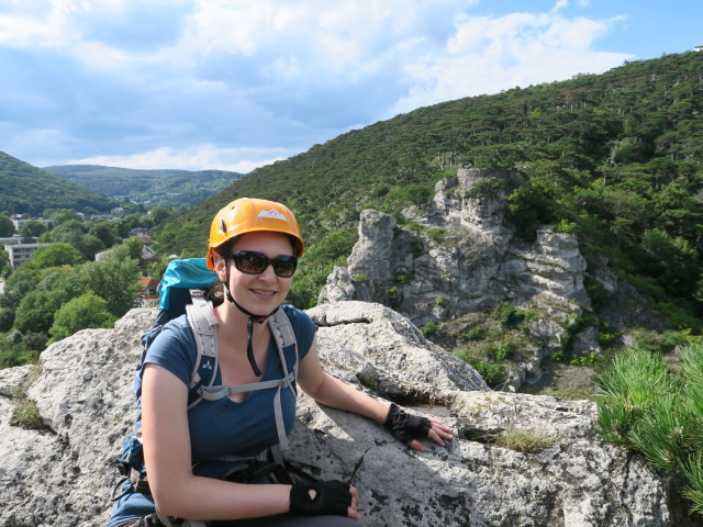 Sabine im schönen Quergang