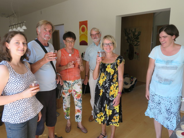 Sabine, Papa, Helga, Herwig, Mama und Kerstin