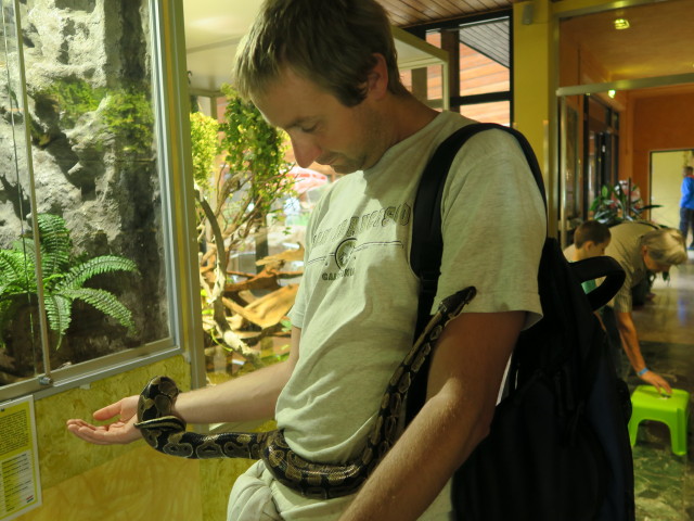 Ich im Reptilienzoo
