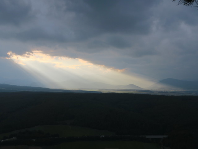 von der Ruine Türkensturz Richtung Westen