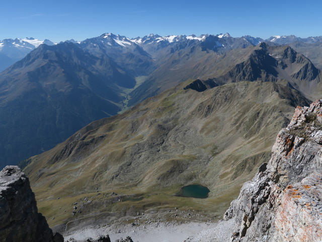 von der Schlicker Seespitze Richtung Südwesten (25. Sept.)