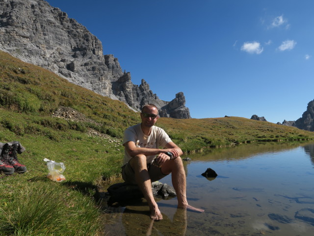 Ich im Schlicker See (25. Sept.)