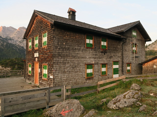 Alte Traunsteiner Hütte, 1.579 m (1. Okt.)