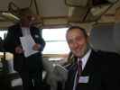 Karl und ich im 'Reblaus-Express'
