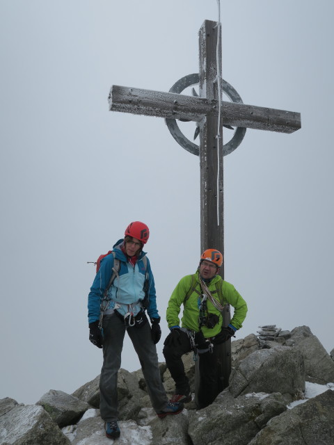 Martina und Axel am Großen Ifinger, 2.581 m