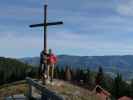 Sabine und ich auf der Großen Scheibe, 1473 m