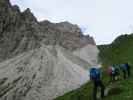 Werner, Irmgard, Sonja, Larissa und Helmut am Weg 17 zwischen Klapfsee und Porzescharte