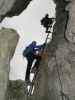 Ferrata Corrado d'Ambros: Larissa und Irmgard auf der Leiter