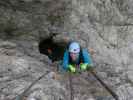 Ferrata Corrado d'Ambros: Werner und Sonja auf der Leiter