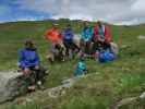 Irmgard, ich, Larissa, Sonja und Werner zwischen Ferrata Corrado d'Ambros und Filmoor-Standschützenhütte