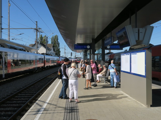 Bahnhof Neusiedl am See, 130 m (13. Sep.)