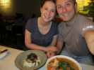Sabine und ich in The River Seafood and Oyster Bar in Miami (4. Nov.)
