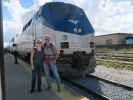 Sabine und ich in der Orlando Station (5. Nov.)