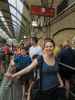 Sabine in der King's Cross Station in den Universal Studios Florida (8. Nov.)