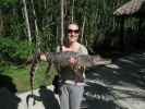 Sabine am Everglades City Boardwalk (14. Nov.)