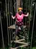 Kletterwald Buchenberg: Sabine im Parcours 'Buchfink'